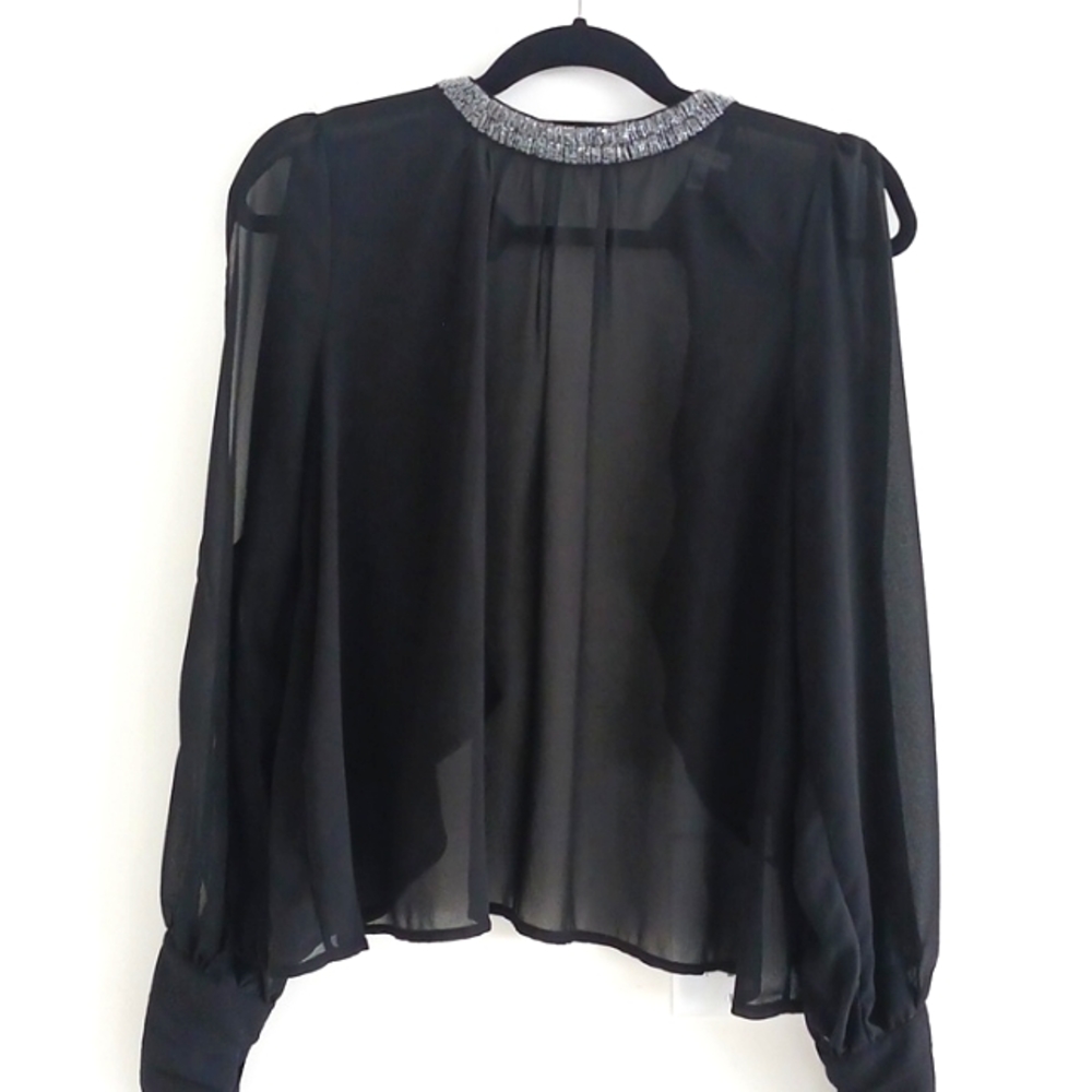 B Sharp Long-Sleeve Blouse